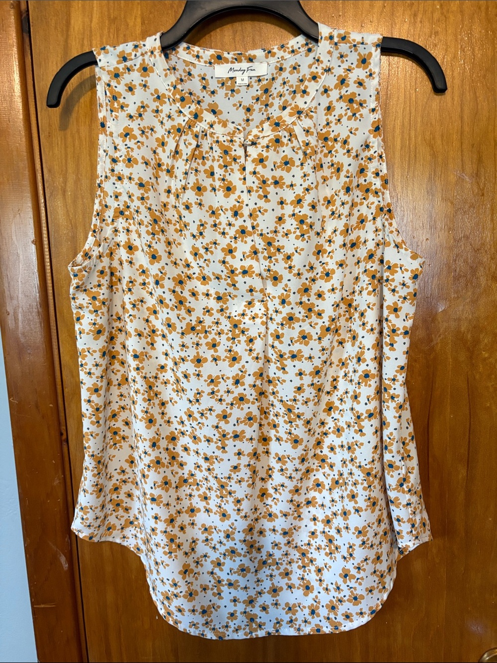 Monday Fun Angie Pleated Blouse